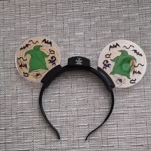 Oogie Boogie Ears Headband - Black and Green